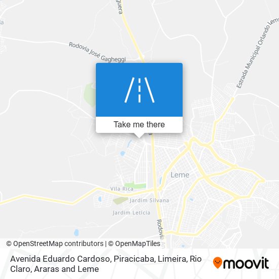 Mapa Avenida Eduardo Cardoso