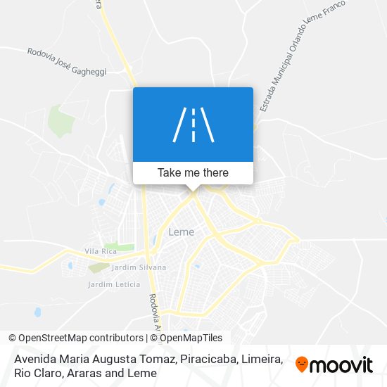 Avenida Maria Augusta Tomaz map