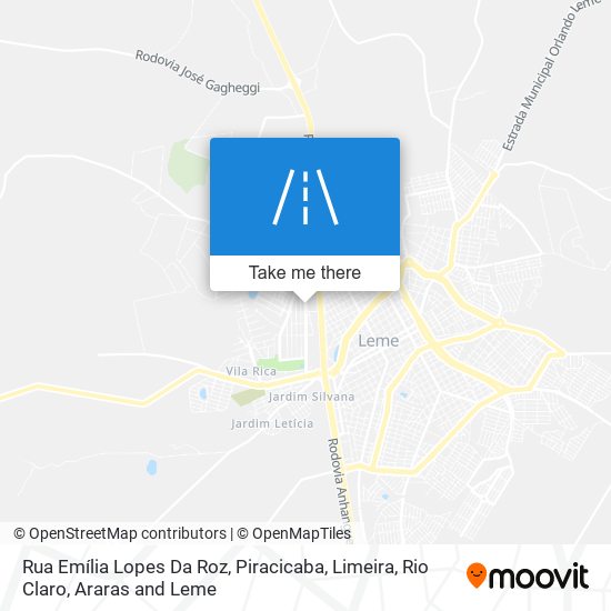 Rua Emília Lopes Da Roz map