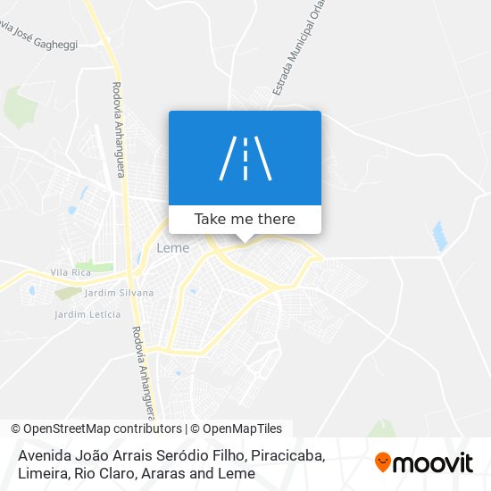 Avenida João Arrais Seródio Filho map