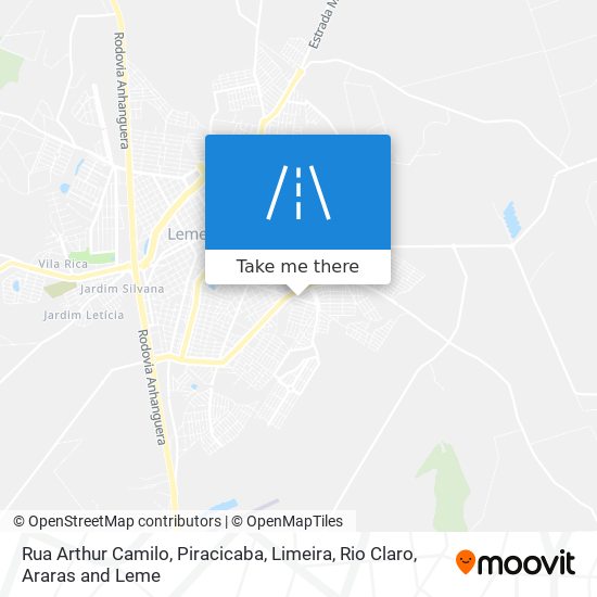 Rua Arthur Camilo map