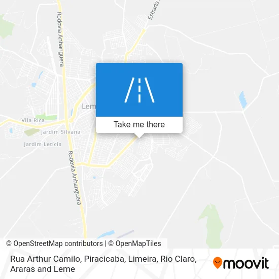 Rua Arthur Camilo map