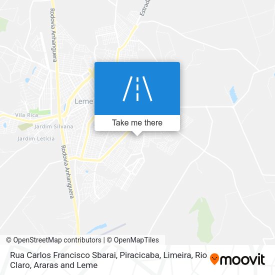 Rua Carlos Francisco Sbarai map
