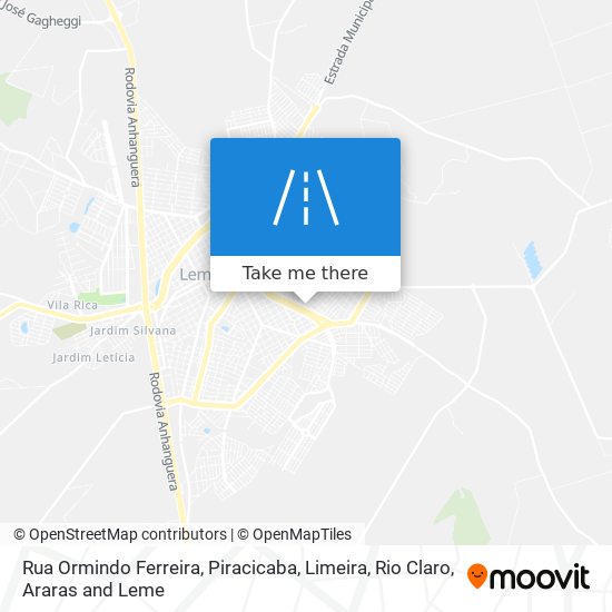 Rua Ormindo Ferreira map