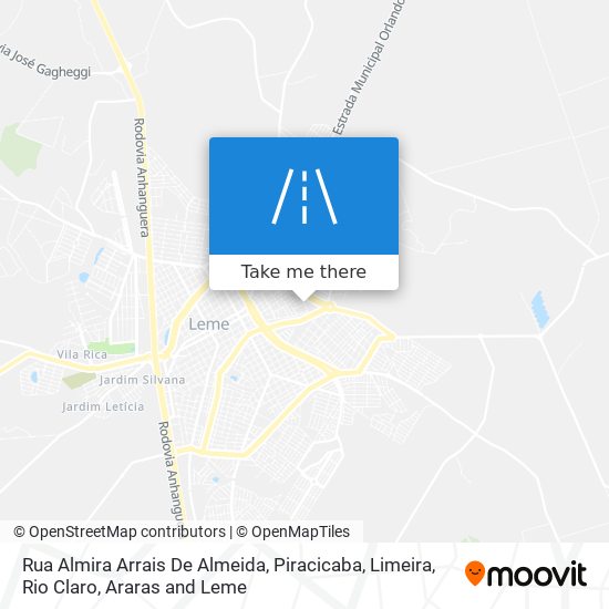 Rua Almira Arrais De Almeida map