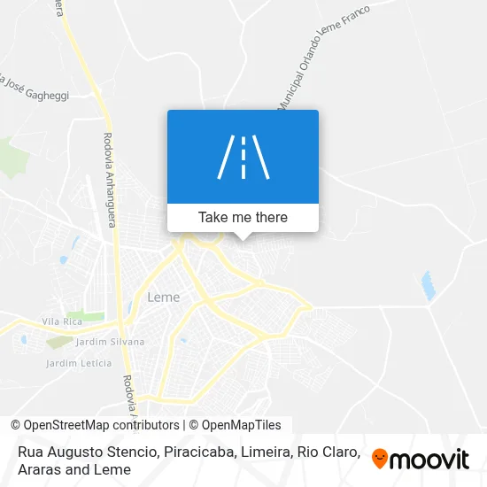 Rua Augusto Stencio map