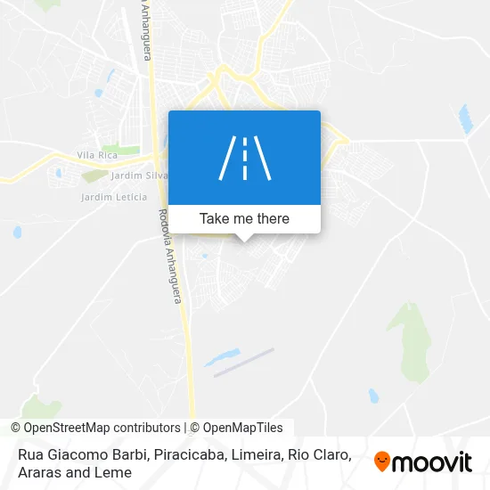 Rua Giacomo Barbi map