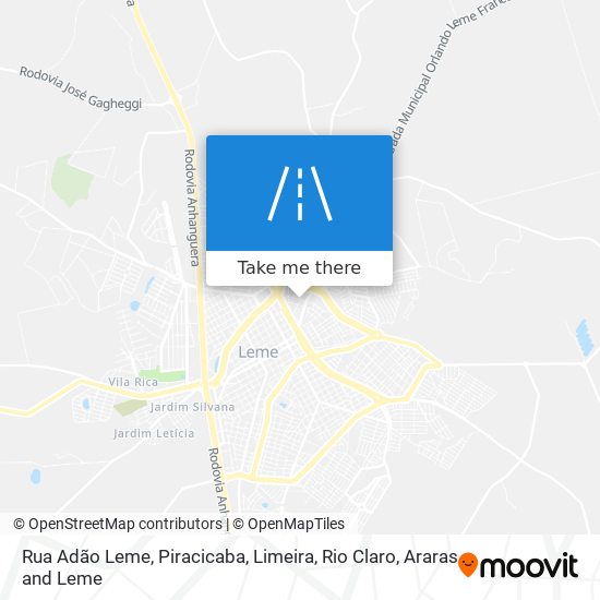 Rua Adão Leme map