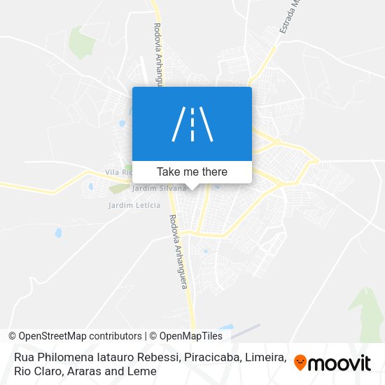 Rua Philomena Iatauro Rebessi map