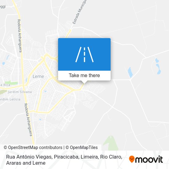 Rua Antônio Viegas map