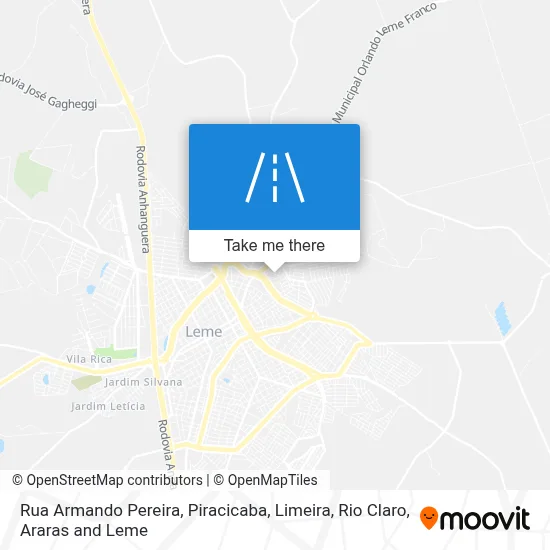 Rua Armando Pereira map