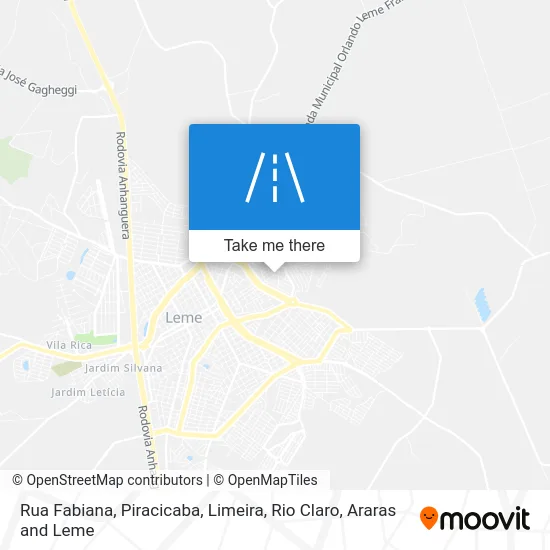 Rua Fabiana map