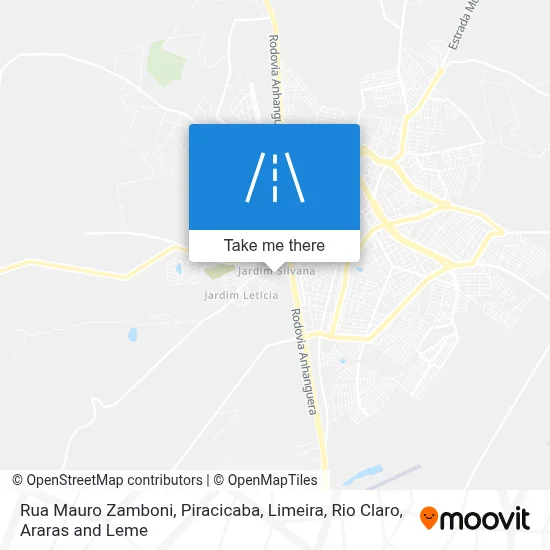 Rua Mauro Zamboni map