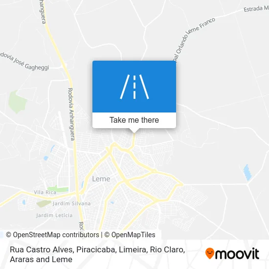 Rua Castro Alves map