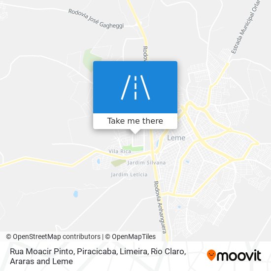 Rua Moacir Pinto map