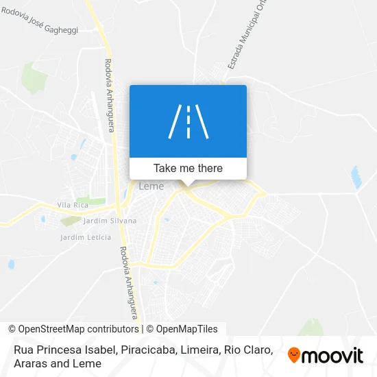 Rua Princesa Isabel map