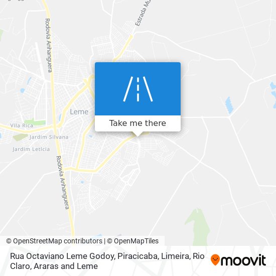 Rua Octaviano Leme Godoy map