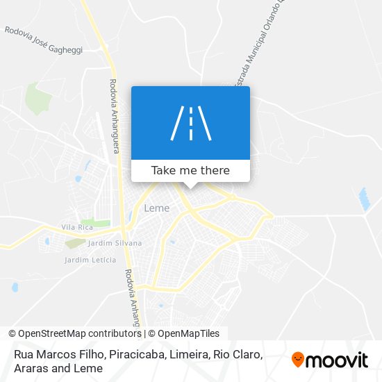 Mapa Rua Marcos Filho