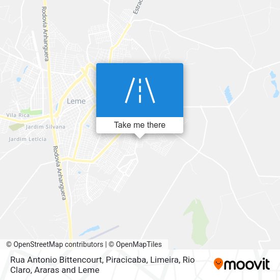 Rua Antonio Bittencourt map
