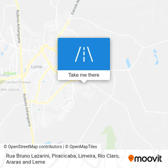 Rua Bruno Lazarini map