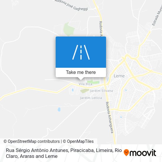 Rua Sérgio Antônio Antunes map
