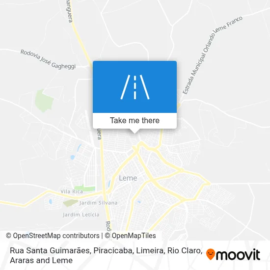 Rua Santa Guimarães map