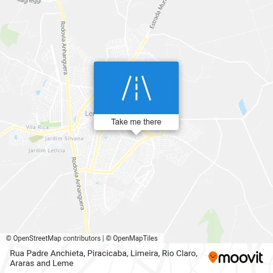 Rua Padre Anchieta map