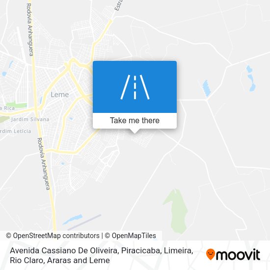 Avenida Cassiano De Oliveira map