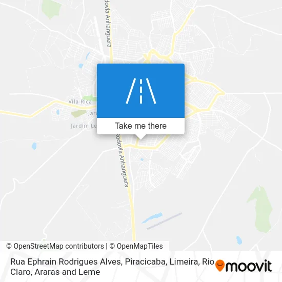 Rua Ephrain Rodrigues Alves map