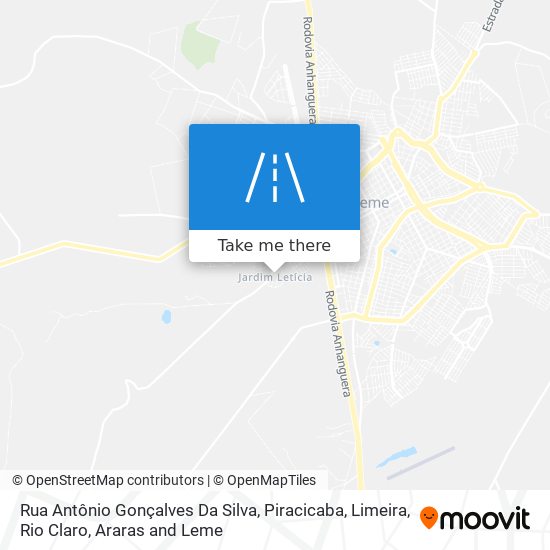 Mapa Rua Antônio Gonçalves Da Silva