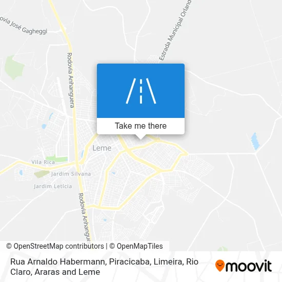 Rua Arnaldo Habermann map