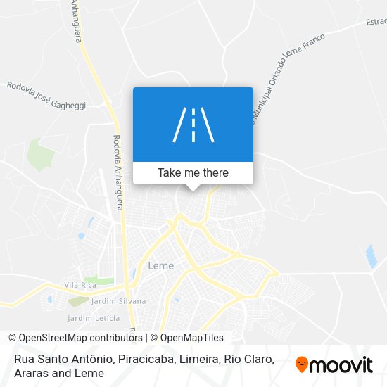 Rua Santo Antônio map