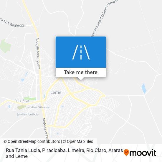 Rua Tania Lucia map