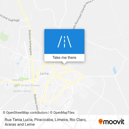 Rua Tania Lucia map
