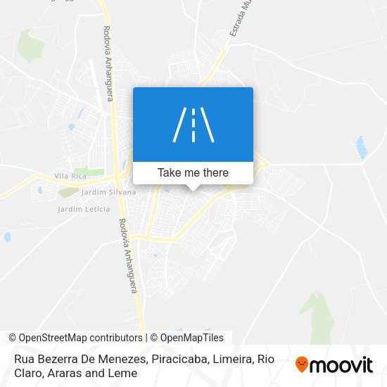 Rua Bezerra De Menezes map