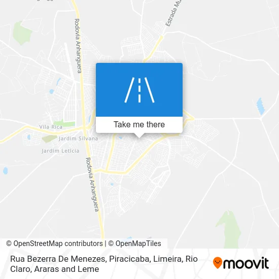 Rua Bezerra De Menezes map