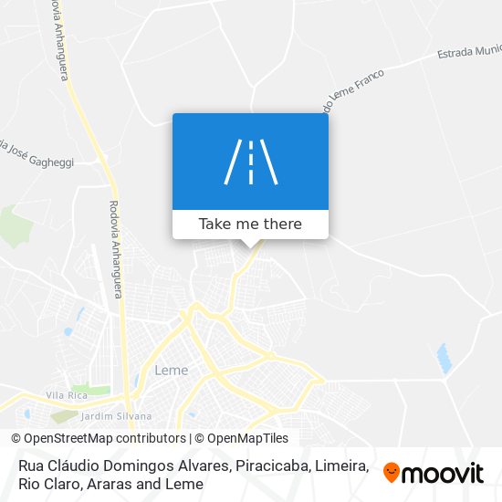 Rua Cláudio Domingos Alvares map