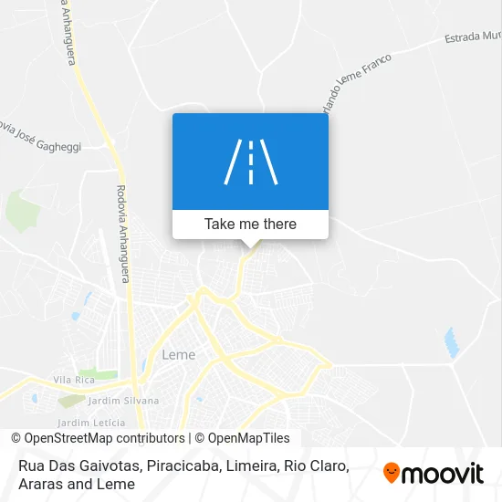 Rua Das Gaivotas map