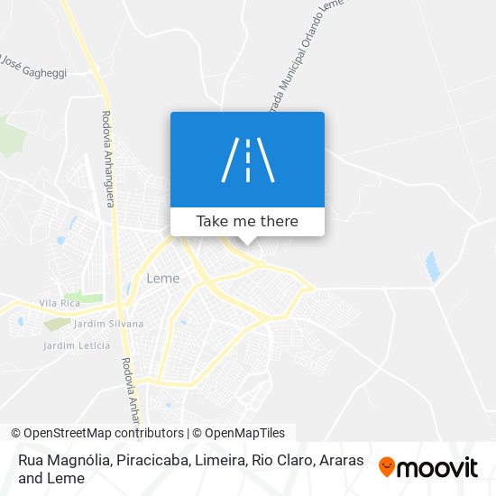 Mapa Rua Magnólia