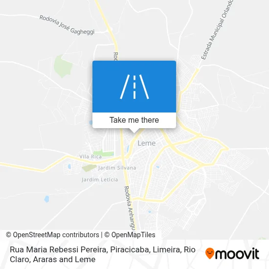 Rua Maria Rebessi Pereira map