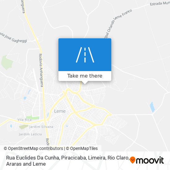Mapa Rua Euclides Da Cunha
