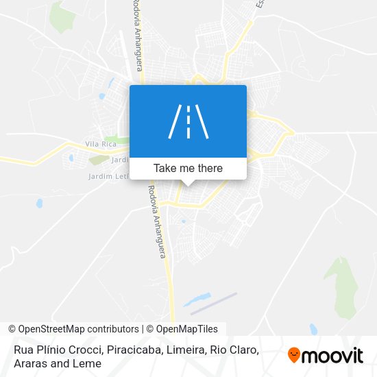 Rua Plínio Crocci map