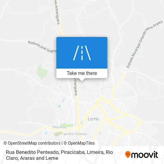 Rua Benedito Penteado map