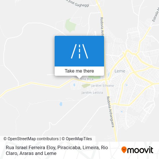 Rua Israel Ferreira Eloy map