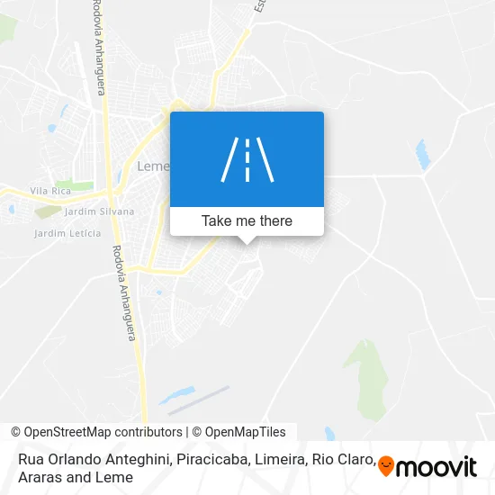 Rua Orlando Anteghini map