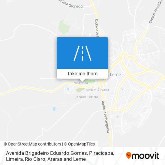 Avenida Brigadeiro Eduardo Gomes map