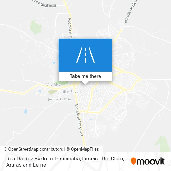 Rua Da Roz Bartollo map