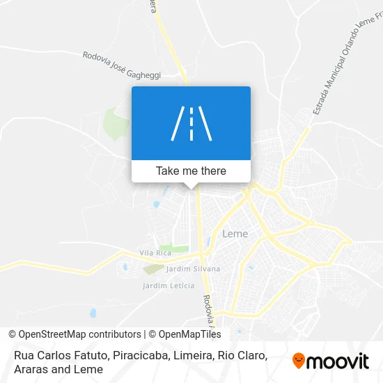 Rua Carlos Fatuto map