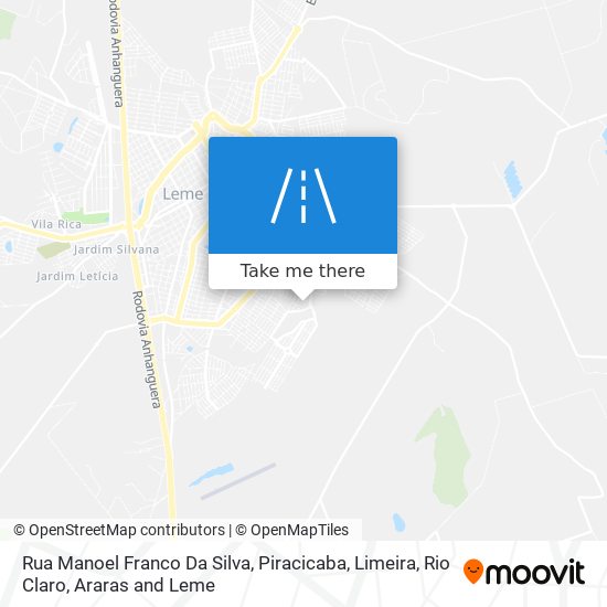 Mapa Rua Manoel Franco Da Silva