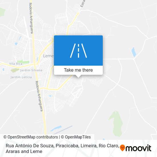 Rua Antônio De Souza map